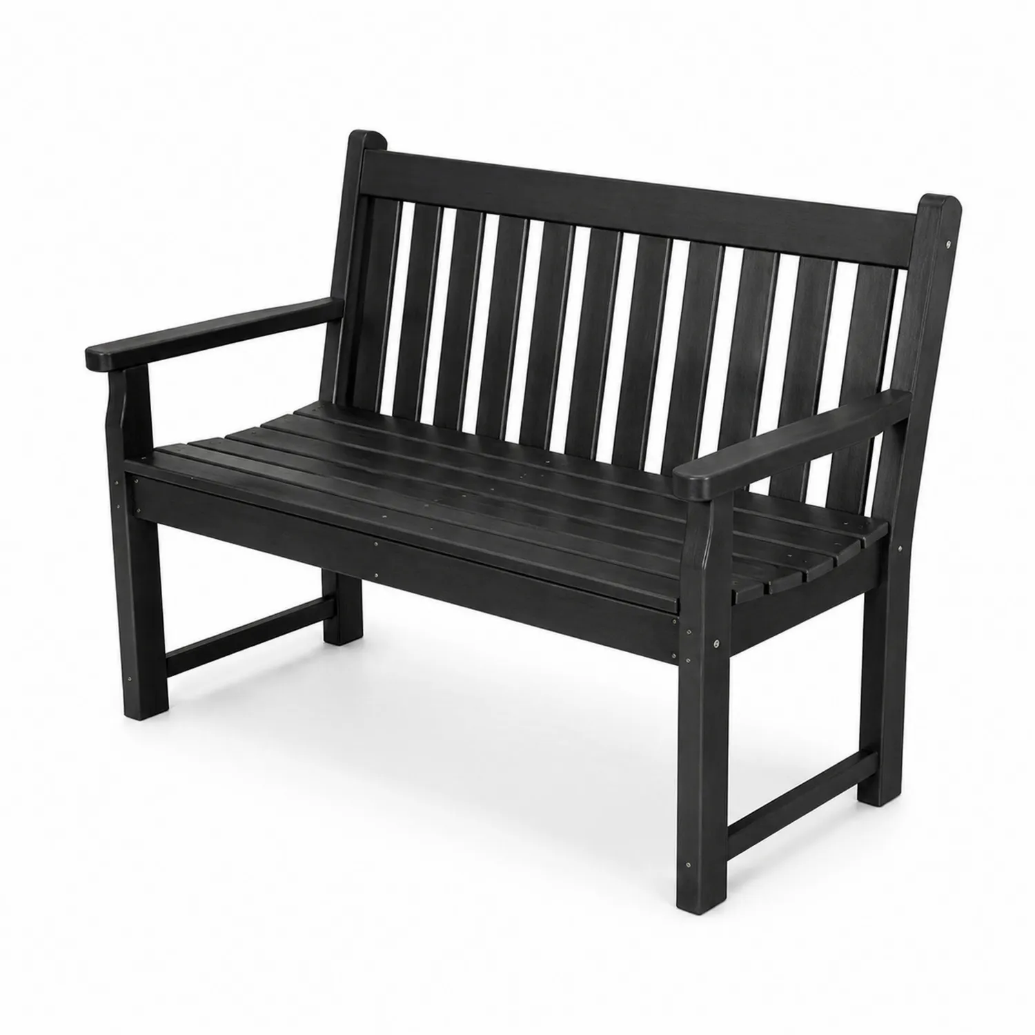 Ławka drewniana czarna 120cm