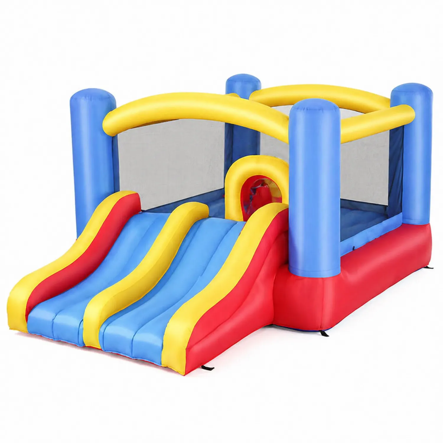 Dmuchany zamek ze zjeżdżalnią z PVC 400x300x250 cm