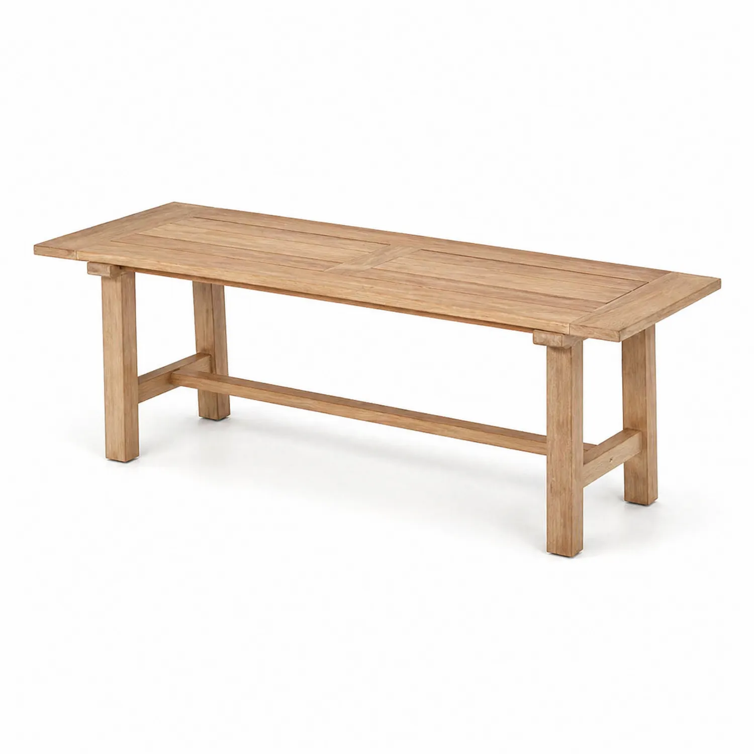 Ławka drewniana ogrodowa z drewna tekowego 150cm