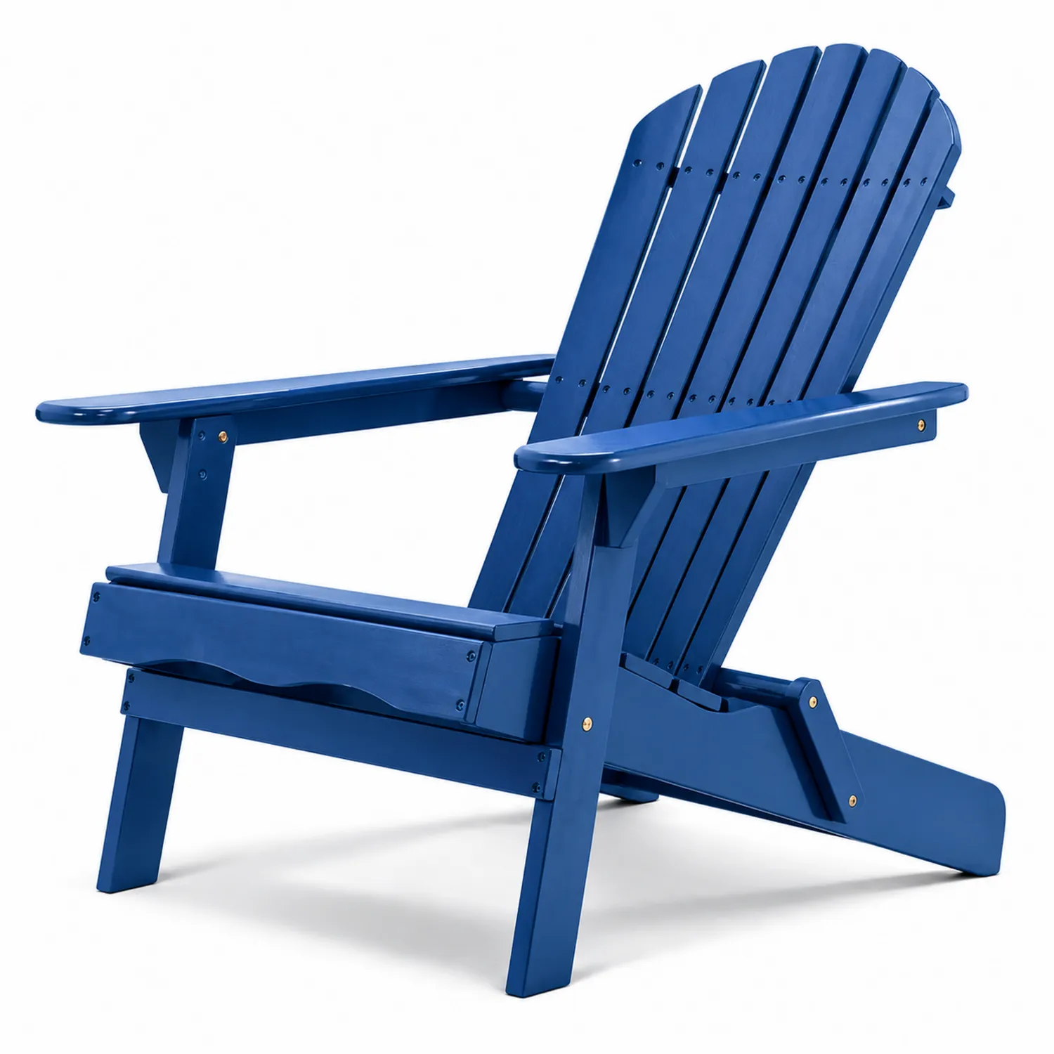 Fotel Adirondack z drewna sosnowego Niebieski 90x75x90 cm