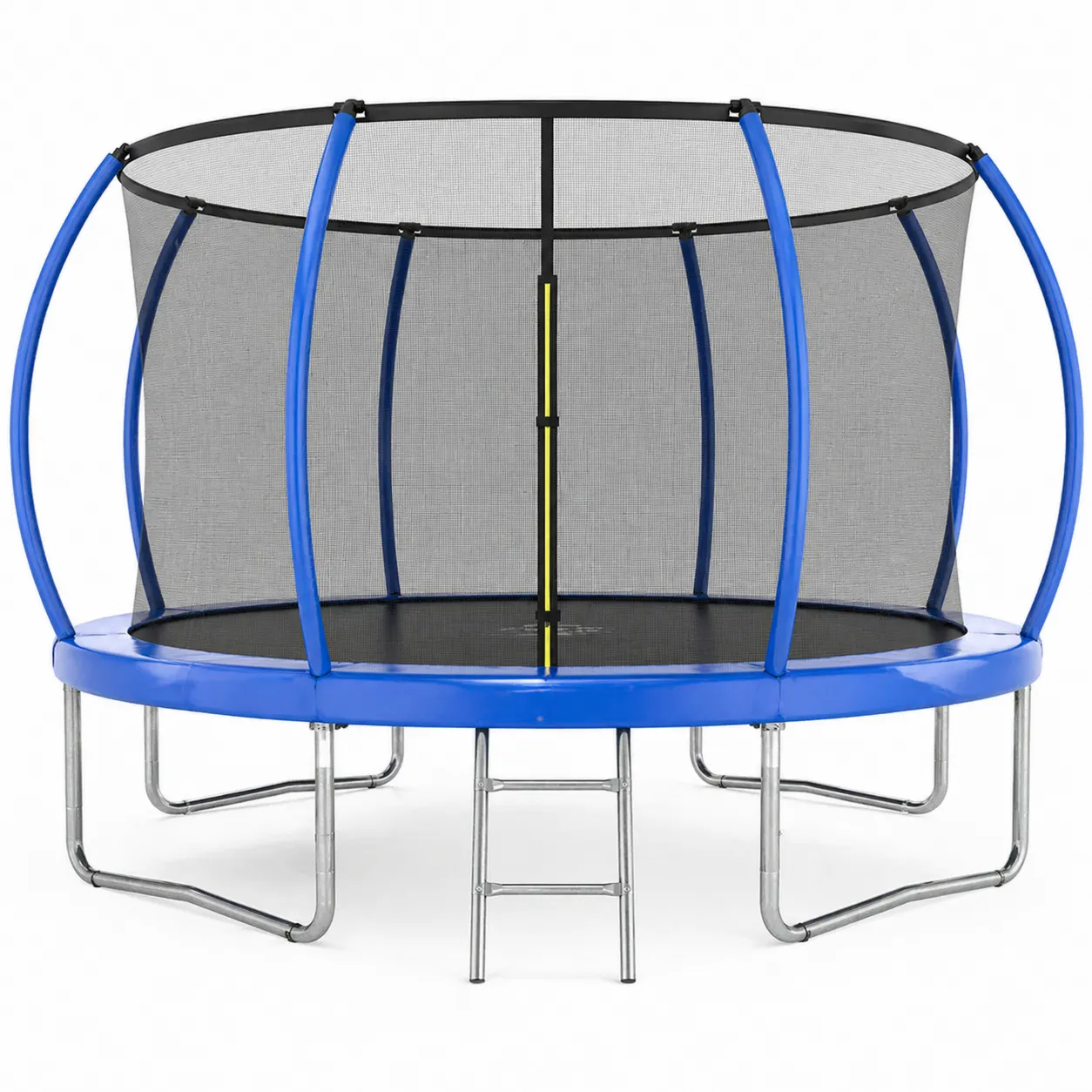 Trampolino in Metallo con Rete di Sicurezza Blu