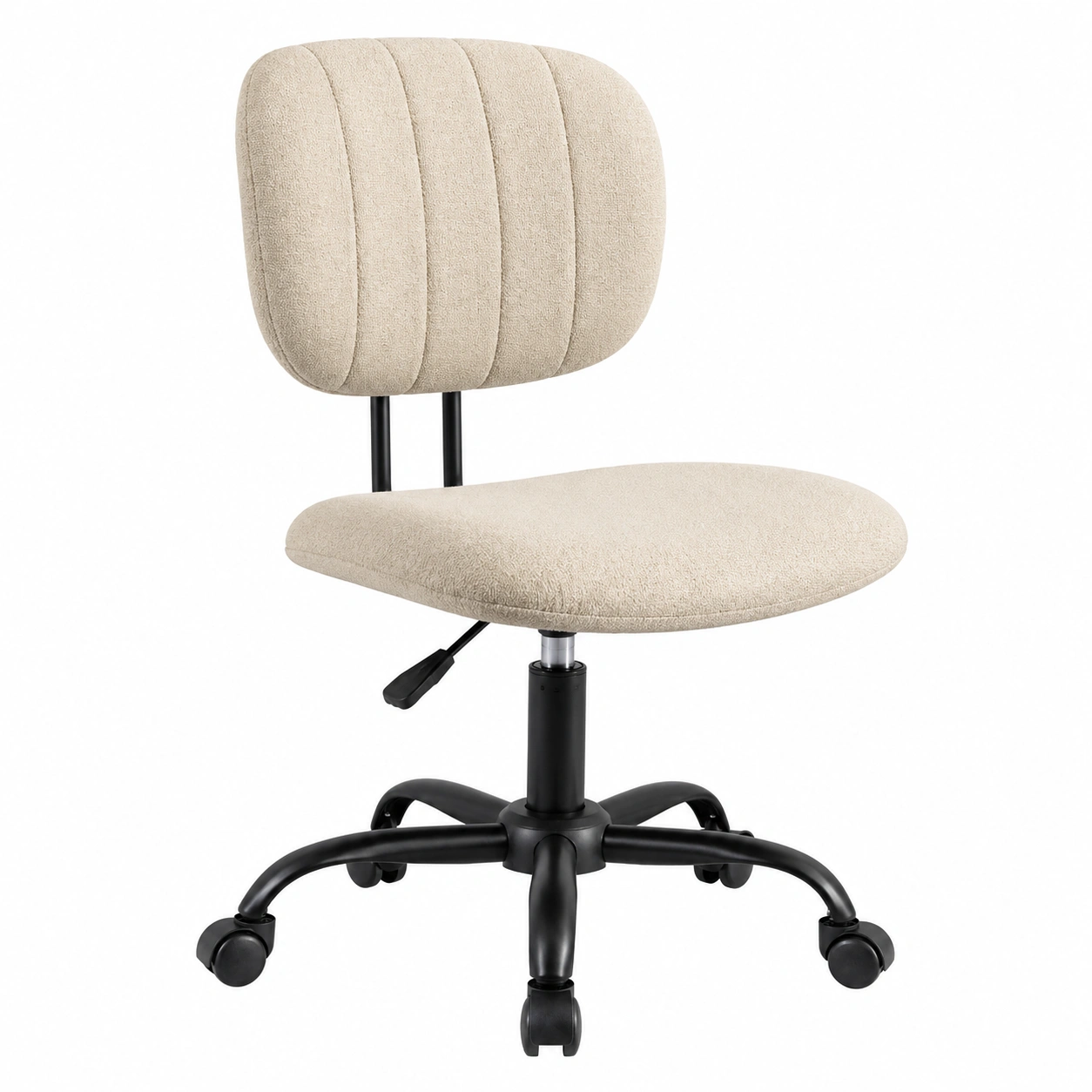Drehstuhl Lilly Stoff Beige Ergonomisch Modern H?henverstellbar-orderpavo