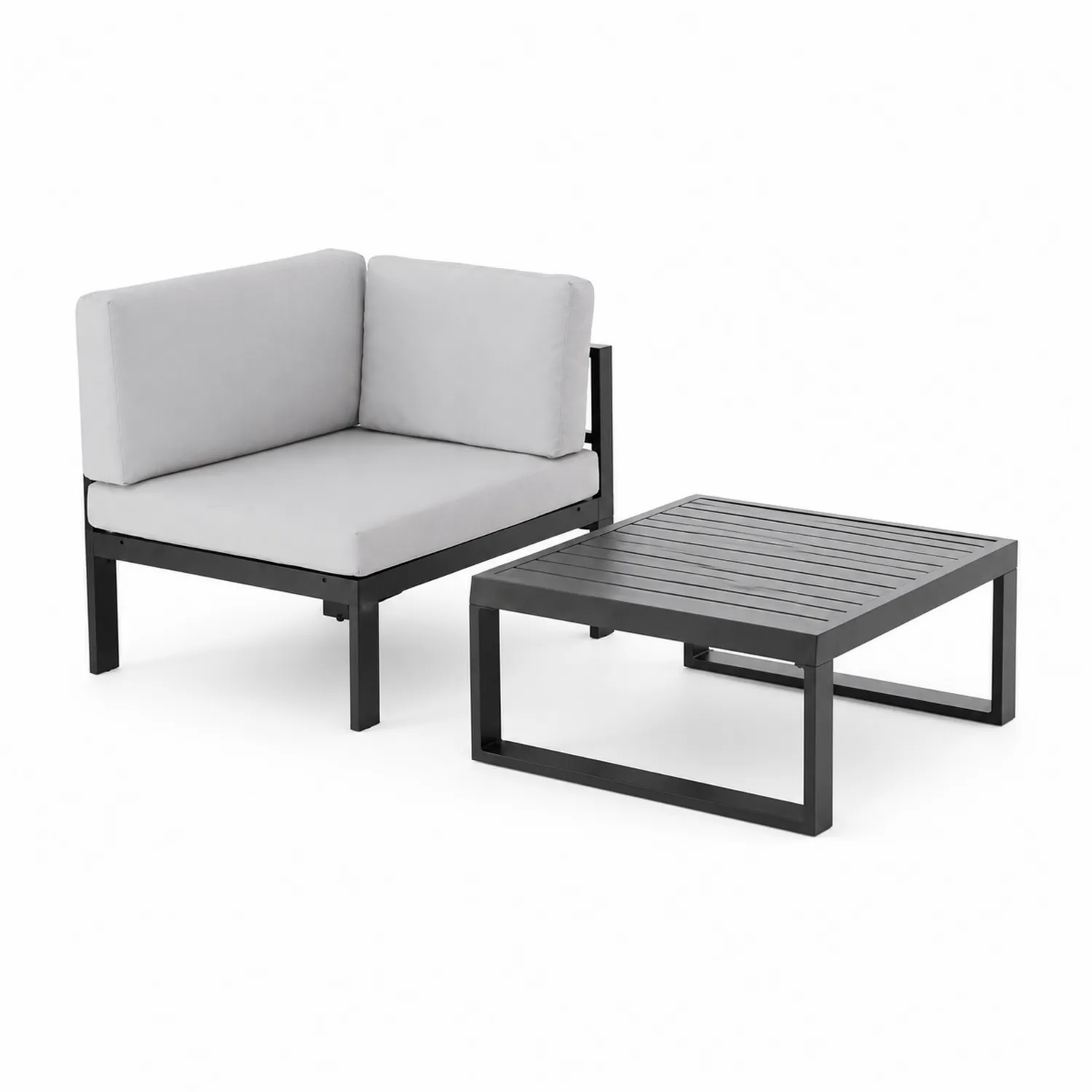 Zestaw ogrodowy z aluminium z poduszkami