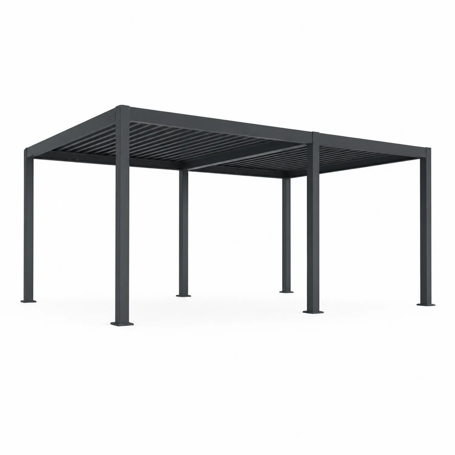 Pawilon ogrodowy metalowy 300x400 cm Antracytowy