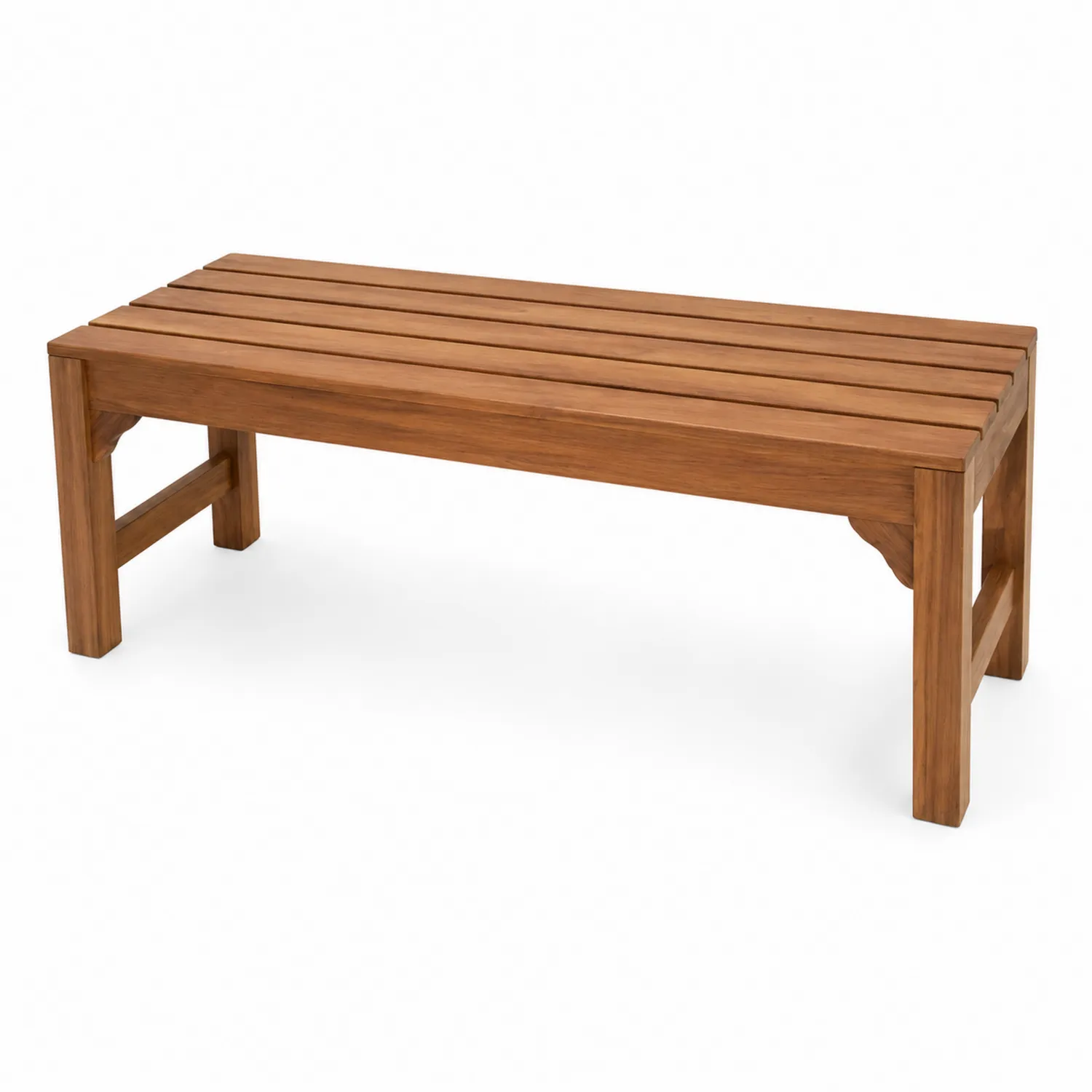 Ławka ogrodowa drewno teak 120 cm