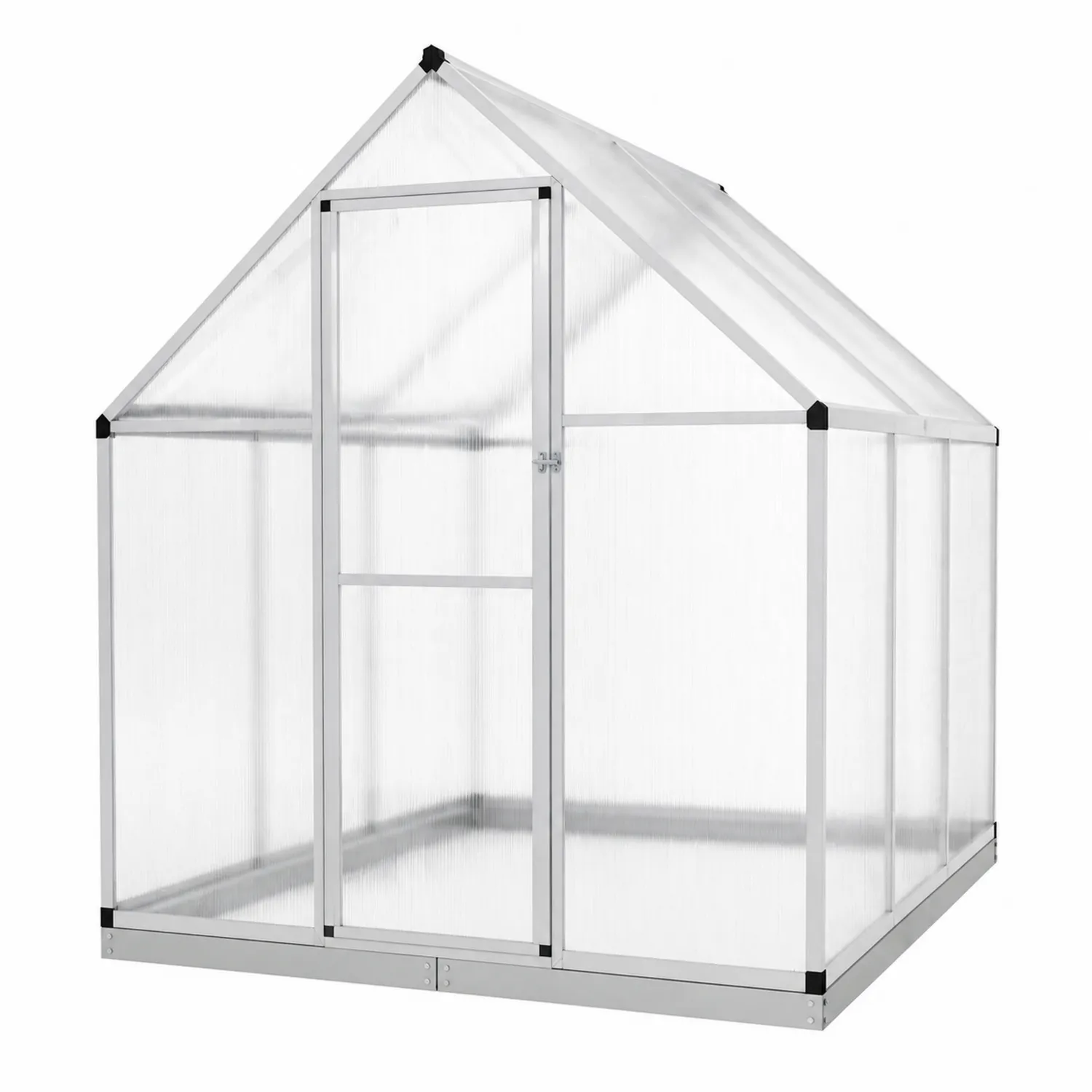 Szklarnia z poliwęglanu i aluminium 250x190x195 cm przezroczysta