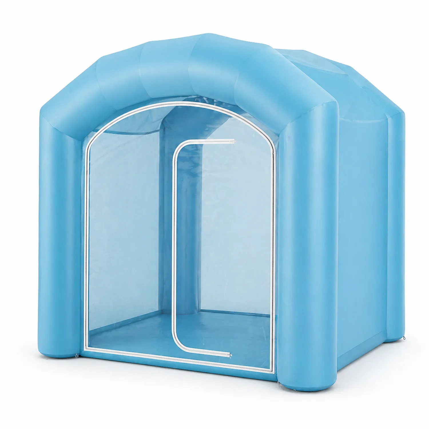 Namiot Dmuchany PVC 3x3x3m Niebieski