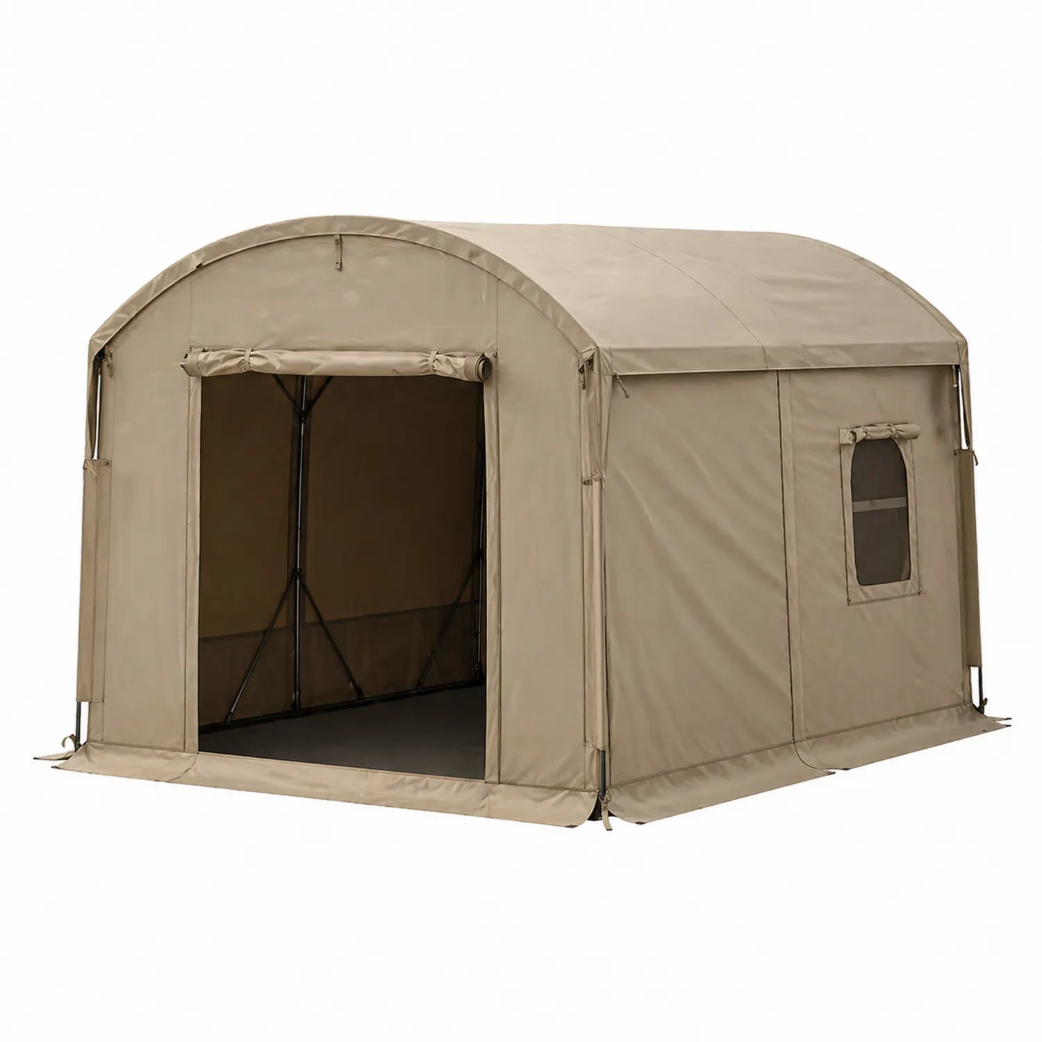 Tente en polyester et acier 300x200x210 cm Beige