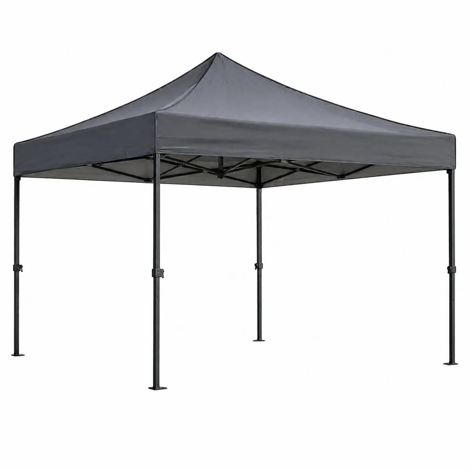 Tente pliable en polyester et cadre en acier 3x3m