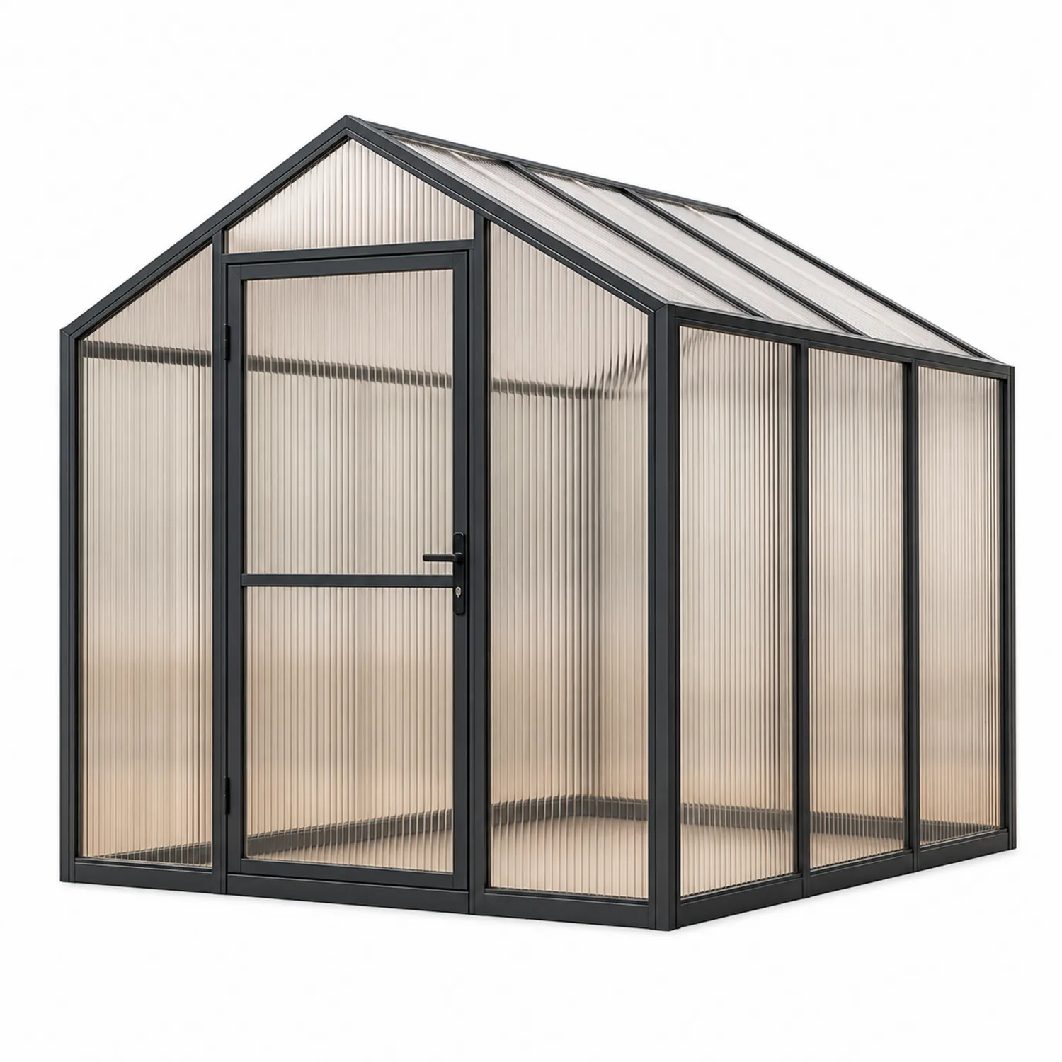 Serre de jardin en aluminium et polycarbonate 300x250x210 cm