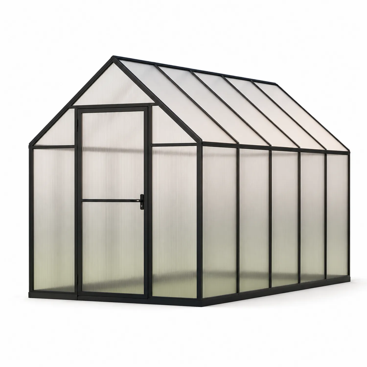 Serre de jardin en polycarbonate et aluminium 300x200x200cm