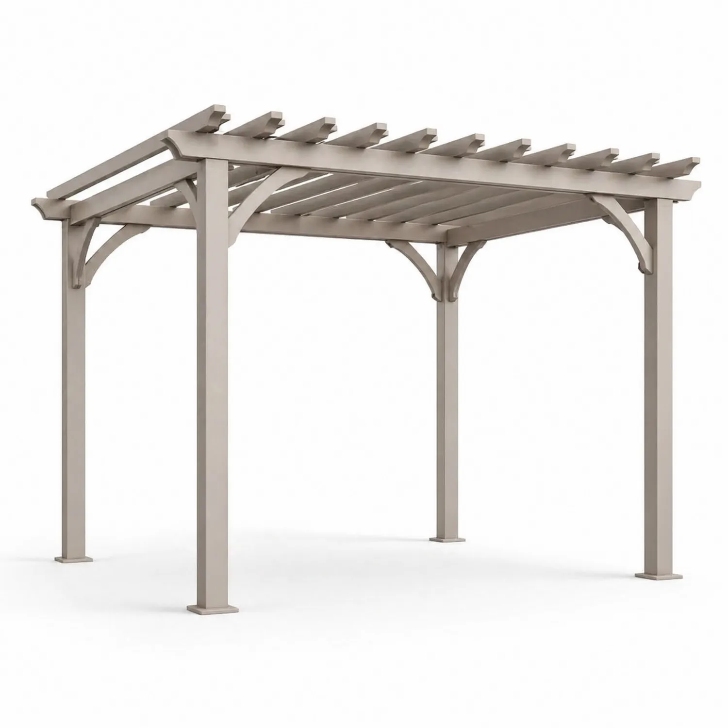 Pergola en métal 300x300 cm Beige