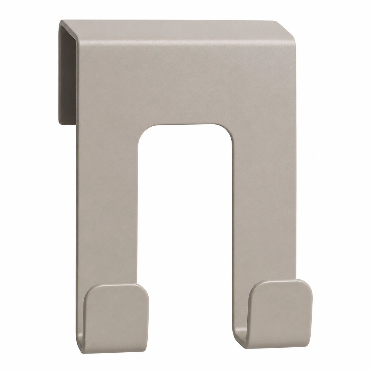 Türgarderobenhaken in Beige Metall Modernes Design 5x4,2x8 cm-shoprenoza