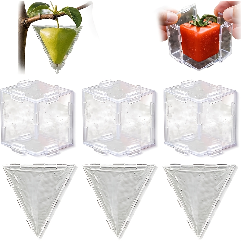 Reusable Transparent Portable Fruit Shaping Mold Suitable for Growing Apples, Strawberries, Citrus - Transparent Fruit Modeling for Garden, Hobbyists, Education & DIY Crafts, Reusable
