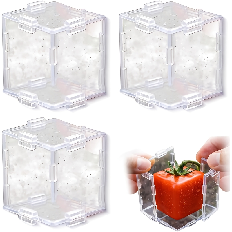 Reusable Transparent Portable Fruit Shaping Mold Suitable for Growing Apples, Strawberries, Citrus - Transparent Fruit Modeling for Garden, Hobbyists, Education & DIY Crafts, Reusable