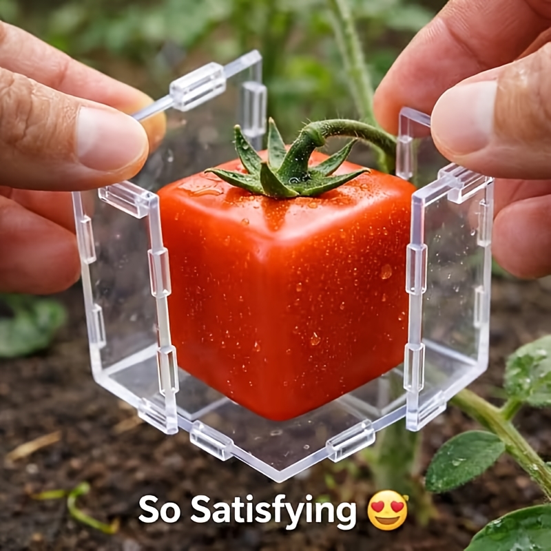 Reusable Transparent Portable Fruit Shaping Mold Suitable for Growing Apples, Strawberries, Citrus - Transparent Fruit Modeling for Garden, Hobbyists, Education & DIY Crafts, Reusable
