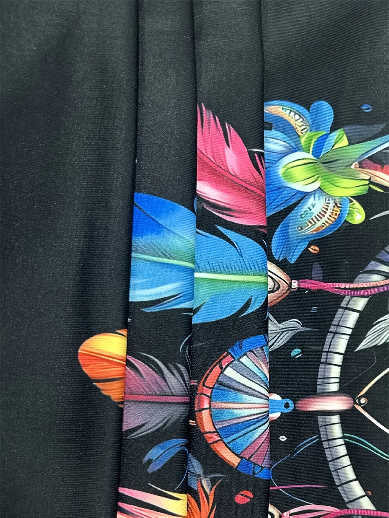 Women's Dream Catcher Mini Dress Sleeveless V Neck Casual A Line Swing Dress, Boho Hippie Summer Dress for Beach Vacation and Daily Wear