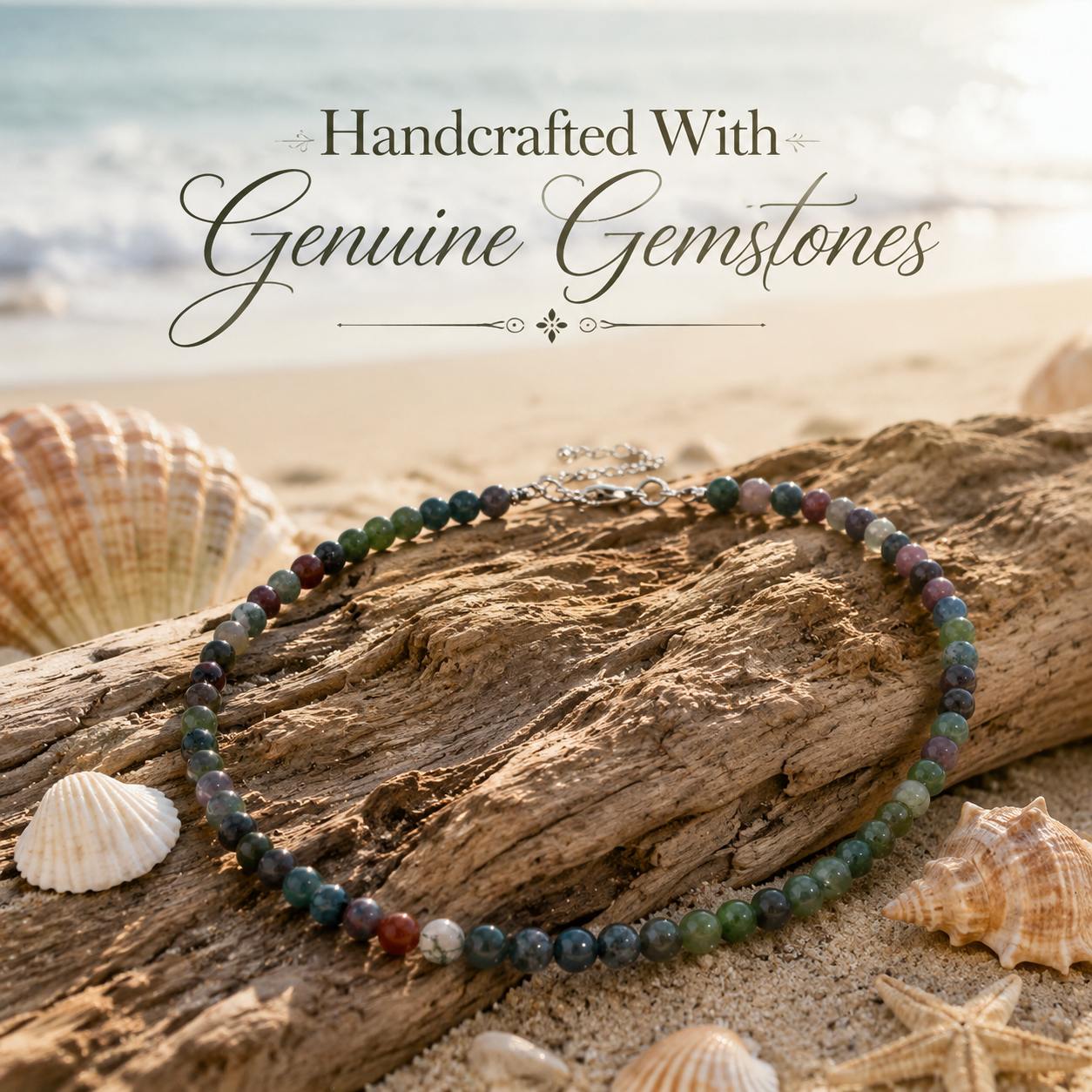 Indian Agate – Growth & Harmony Necklace