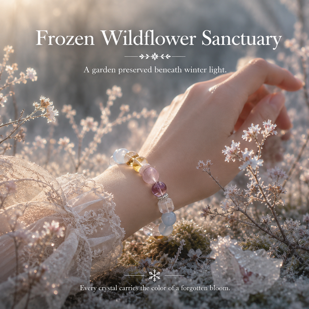Frozen Nature Palette Crystal Bracelet - Wear the beauty of every season
