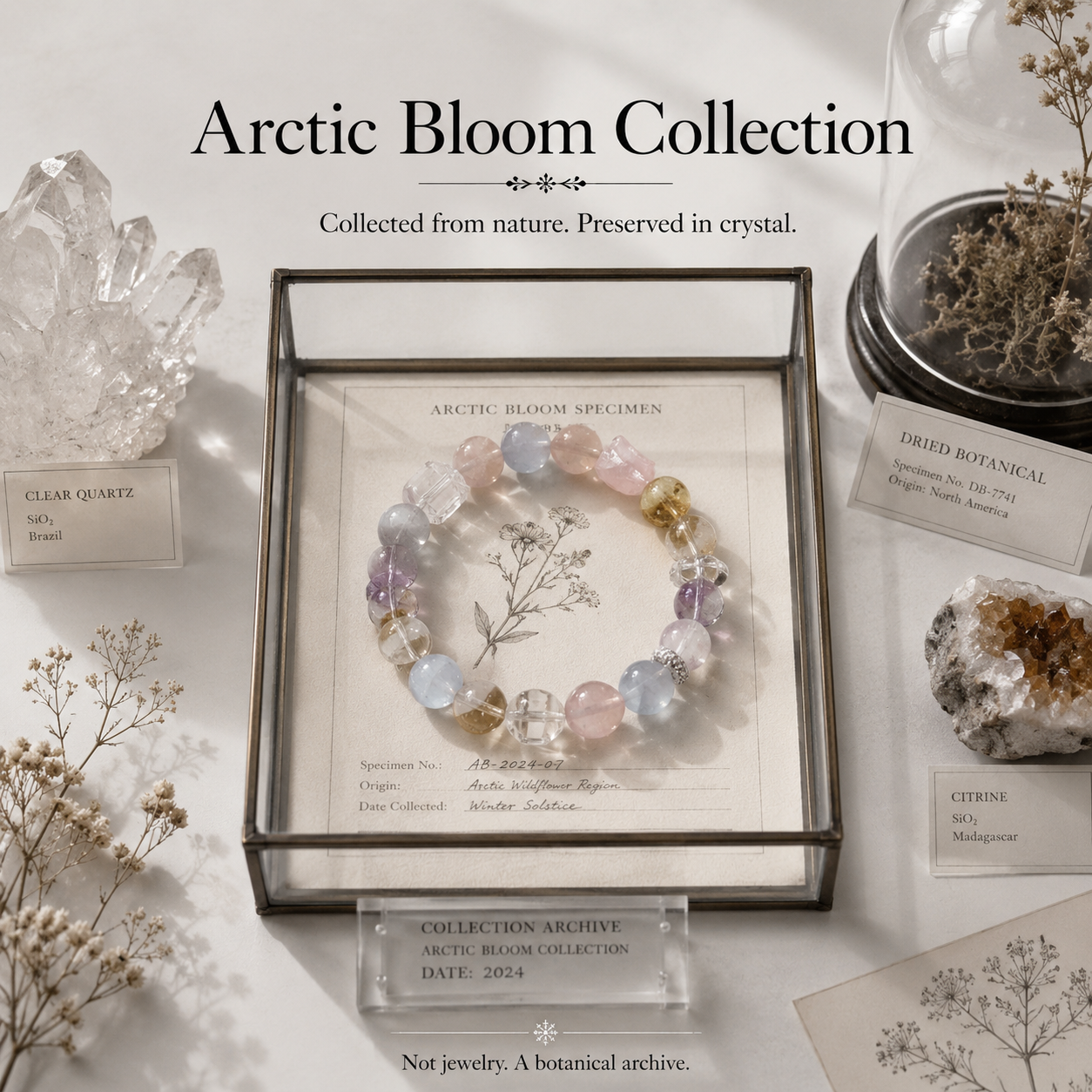 Frozen Nature Palette Crystal Bracelet - Wear the beauty of every season