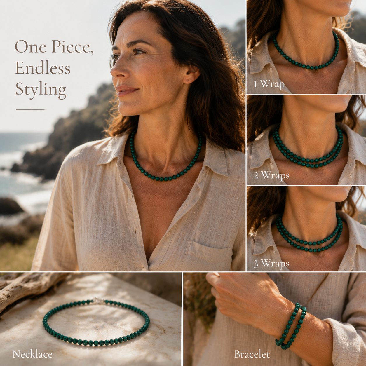 Malachite – Transformation & Renewal Necklace