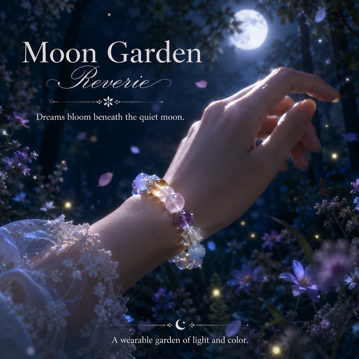 Frozen Nature Palette Crystal Bracelet - Wear the beauty of every season