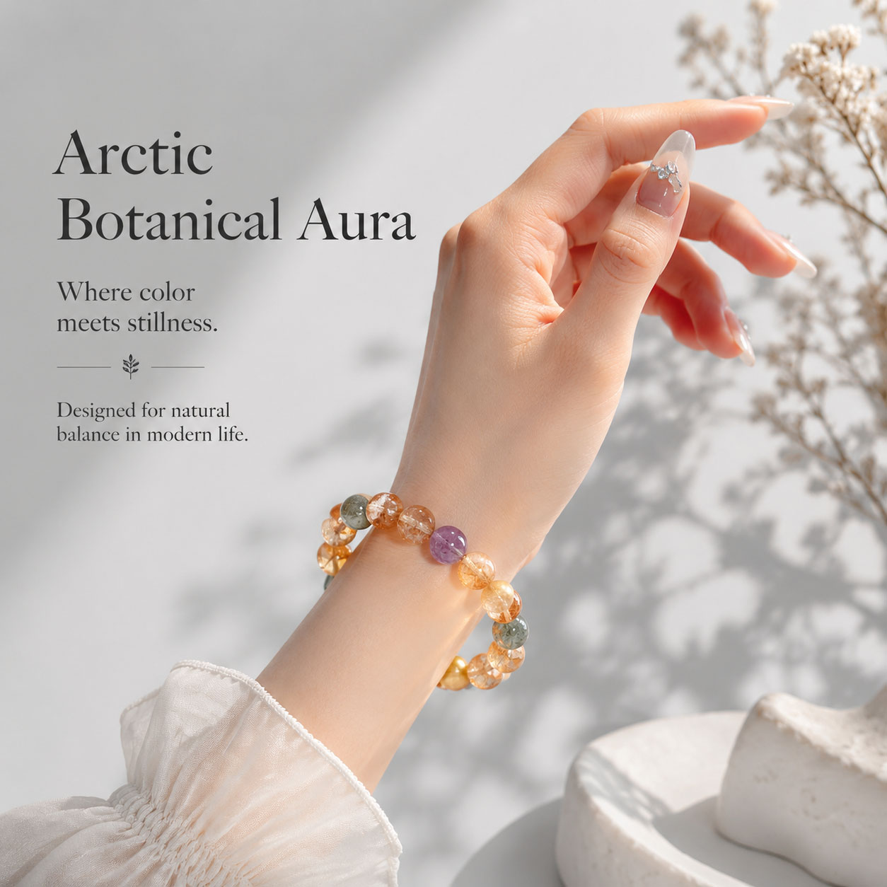 Color Quartz Bead Bracelet - A daily anchor for emotional balance