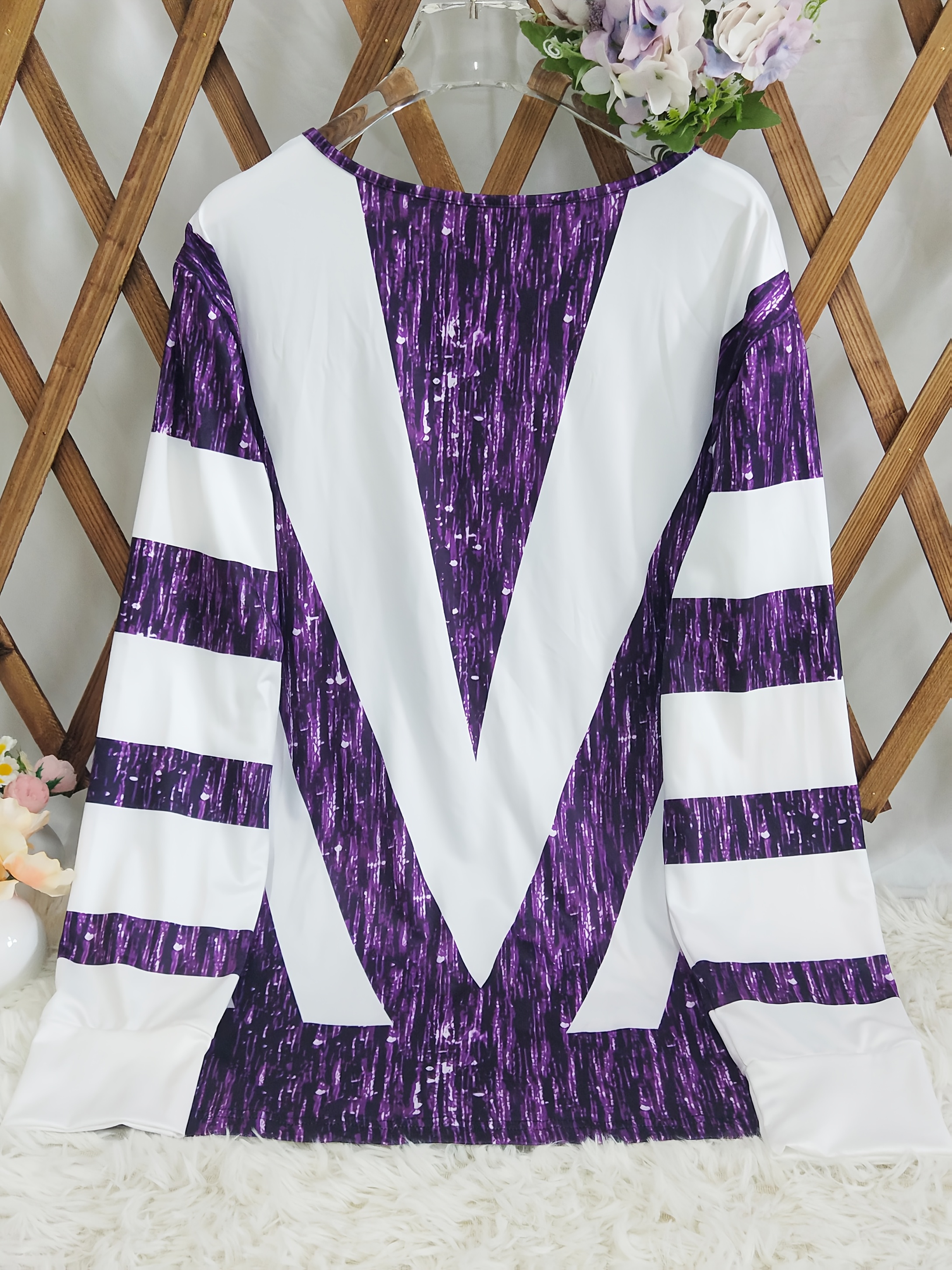 Women's Red White Color Block Printed Tops Long Sleeve Quarter Zip Pullover Shirt Casual Loose Fit Fall Winter Holiday Sweatshirt