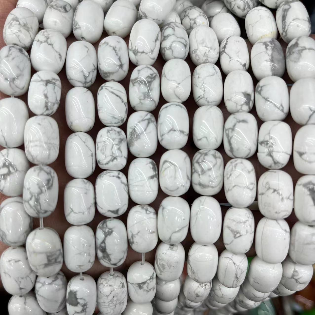 Natural Banded Striped Agate Drum Barrel Loose Beads, 10×14mm Straight Hole Gemstone Spacer Beads for DIY Bracelet Necklace Earring Craft Making, Approx 28 Beads Per Strand