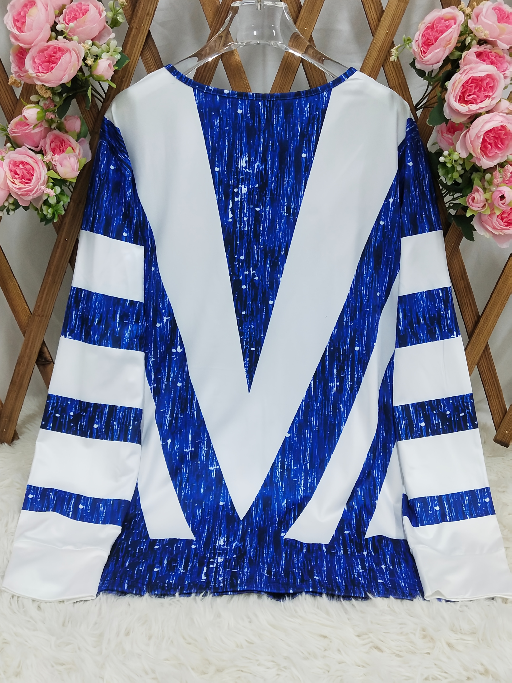 Women's Red White Color Block Printed Tops Long Sleeve Quarter Zip Pullover Shirt Casual Loose Fit Fall Winter Holiday Sweatshirt