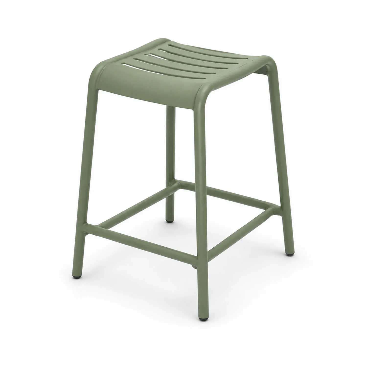 Tabouret de bar en métal vert 75 cm-Velriver