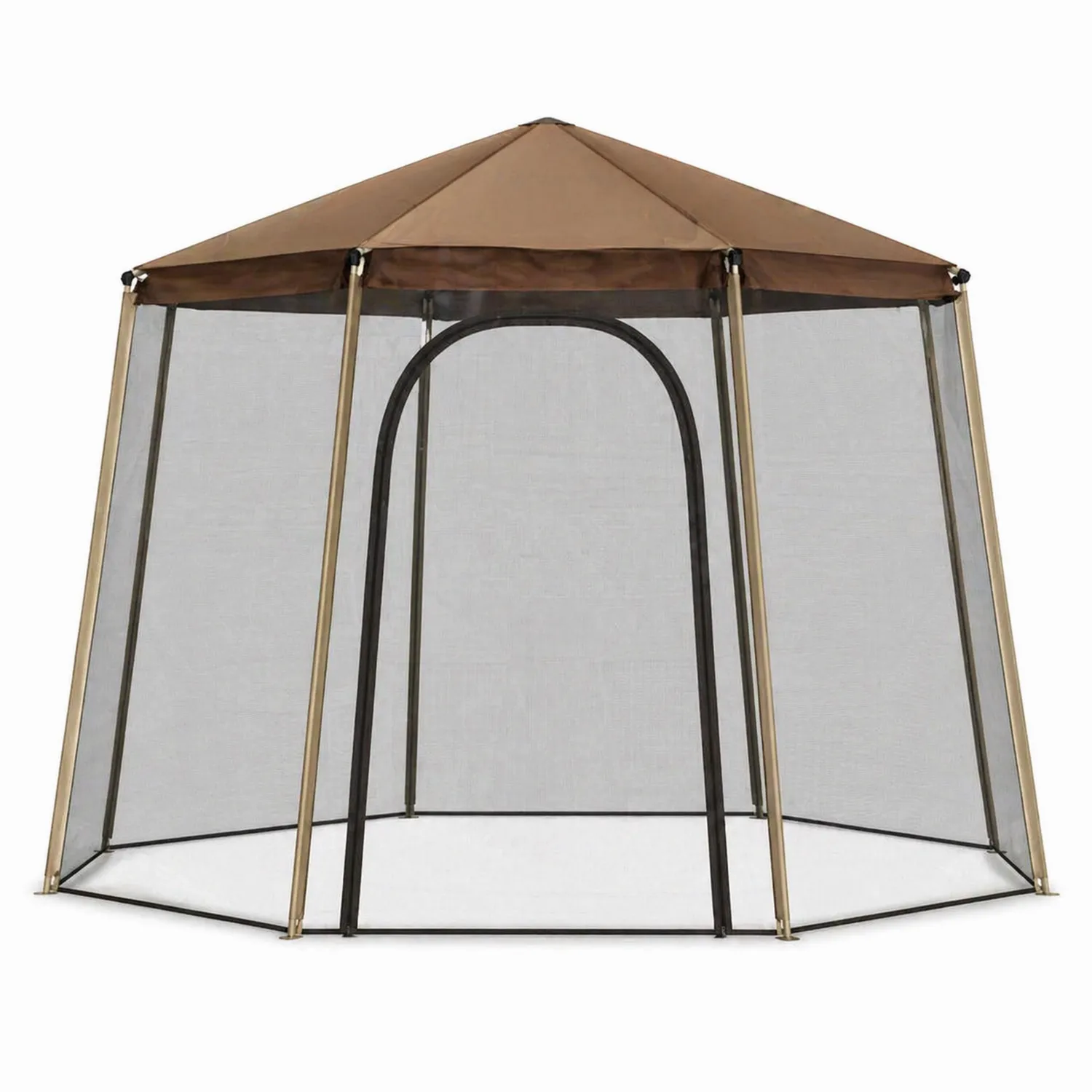 Tente extérieure hexagonale en polyester et métal-Velriver