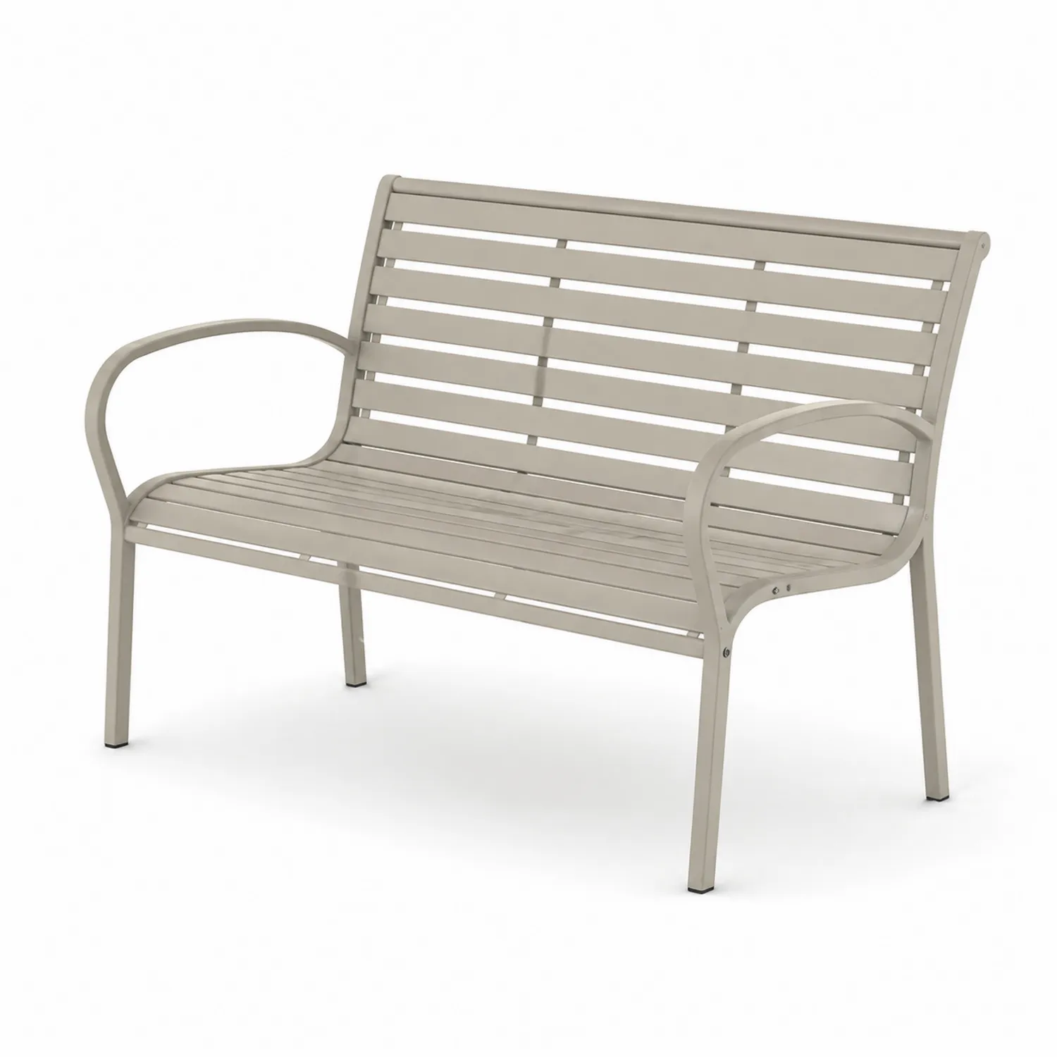 Banc d'extérieur en métal beige-Velriver