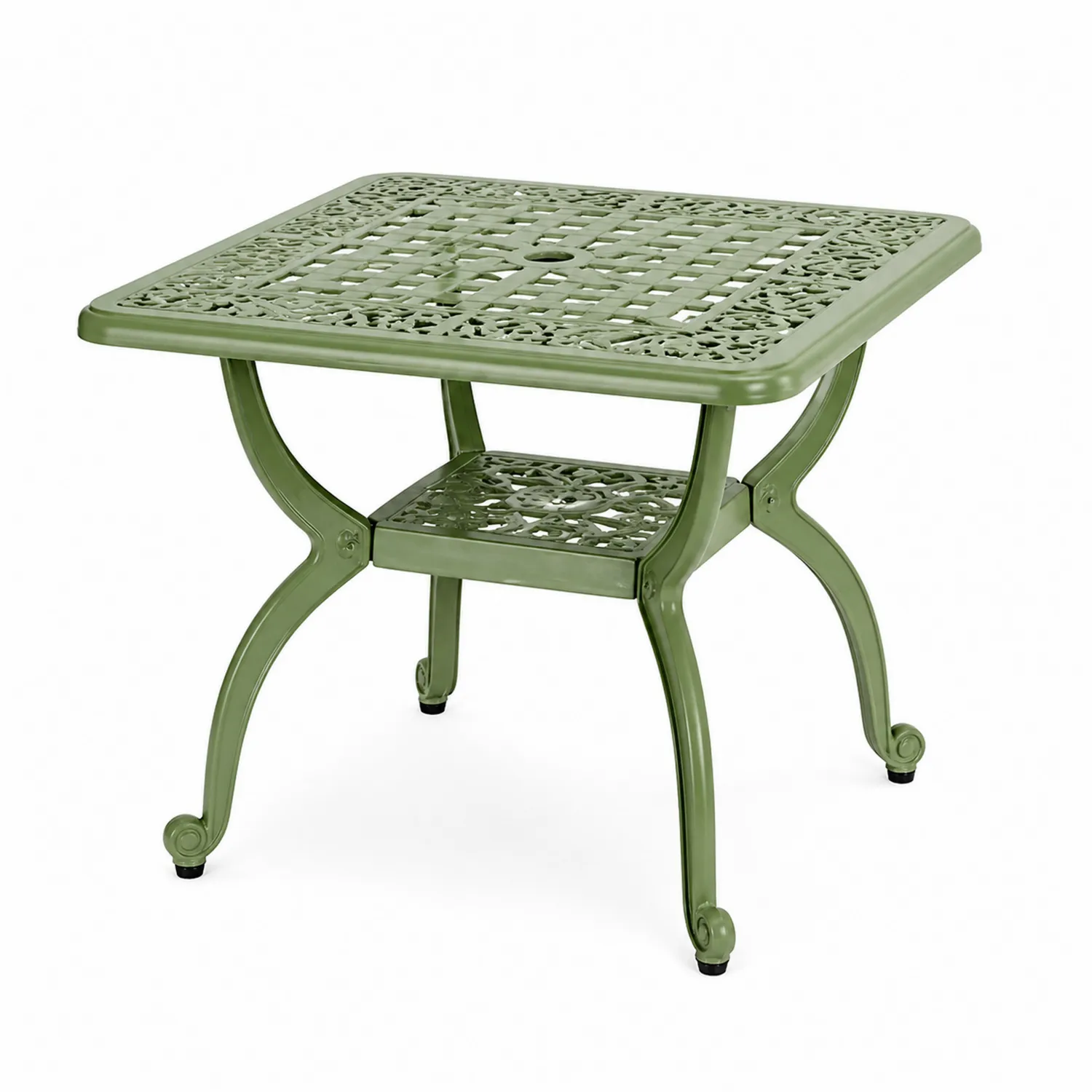 Table de jardin en métal vert-Velriver