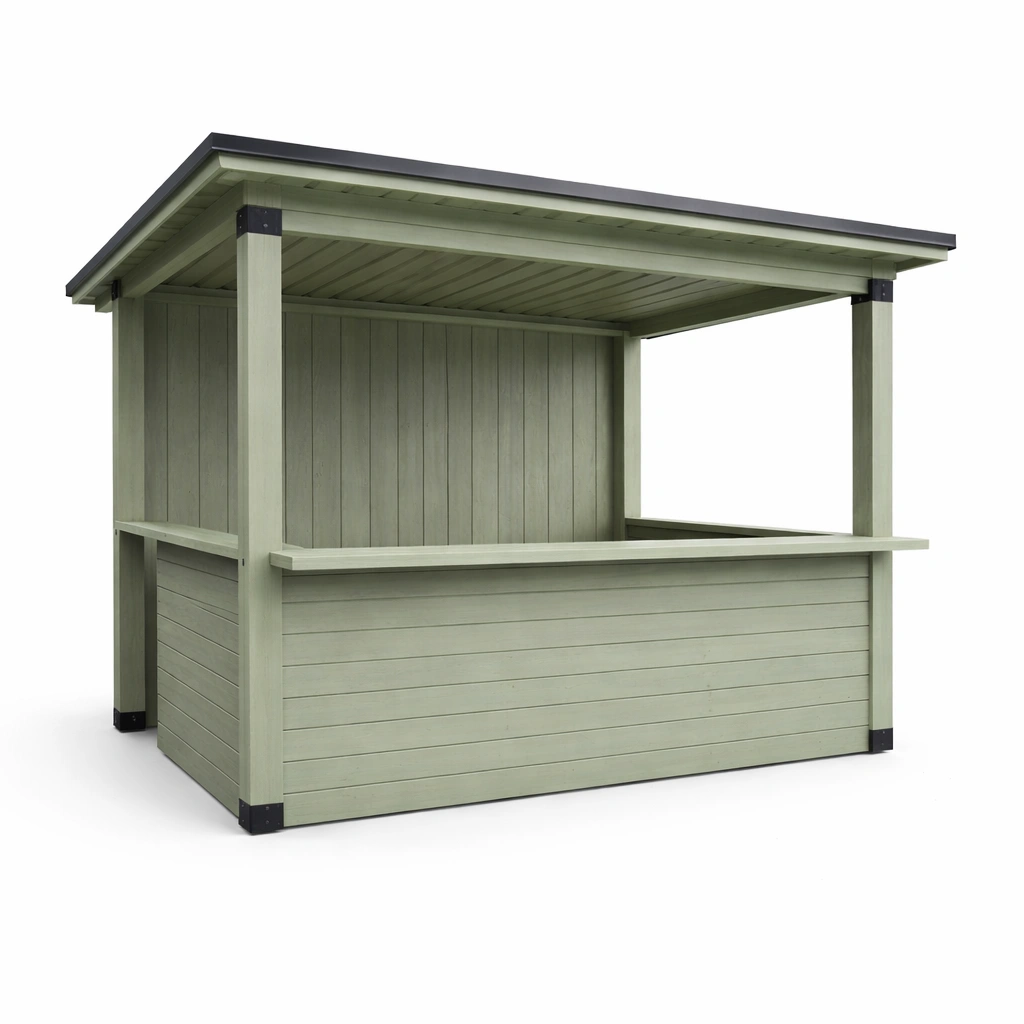 Bar de jardín de madera para exterior-roomunia