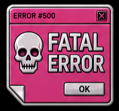 Pink Fatal Error