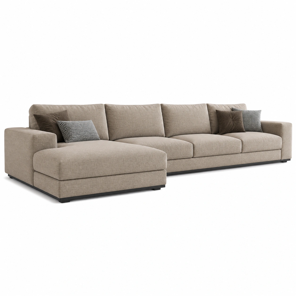 Sofa narozna duza nowoczesna jasna