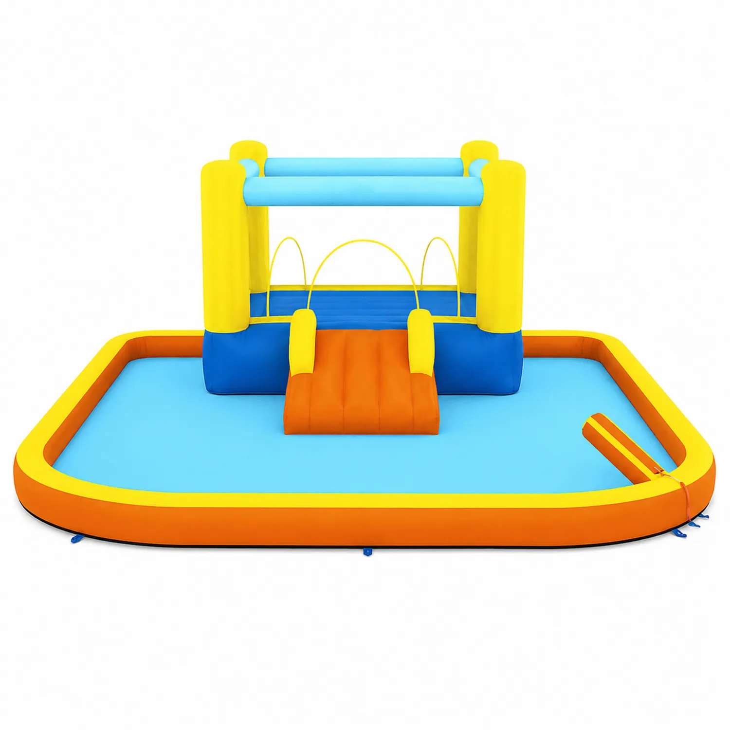 Gonfiabile MultiColoree in PVC con Scivolo per Bambini-domveraliving