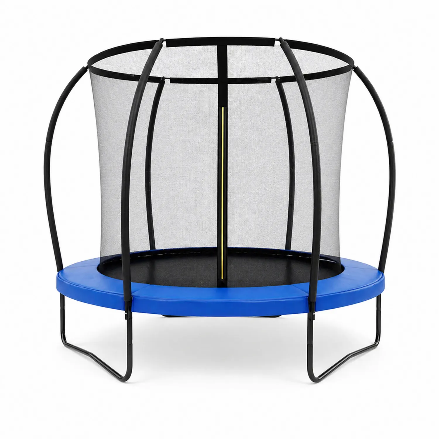 Trampoline Rond en Métal Bleu avec Filet de Sécurité Ø150 cm