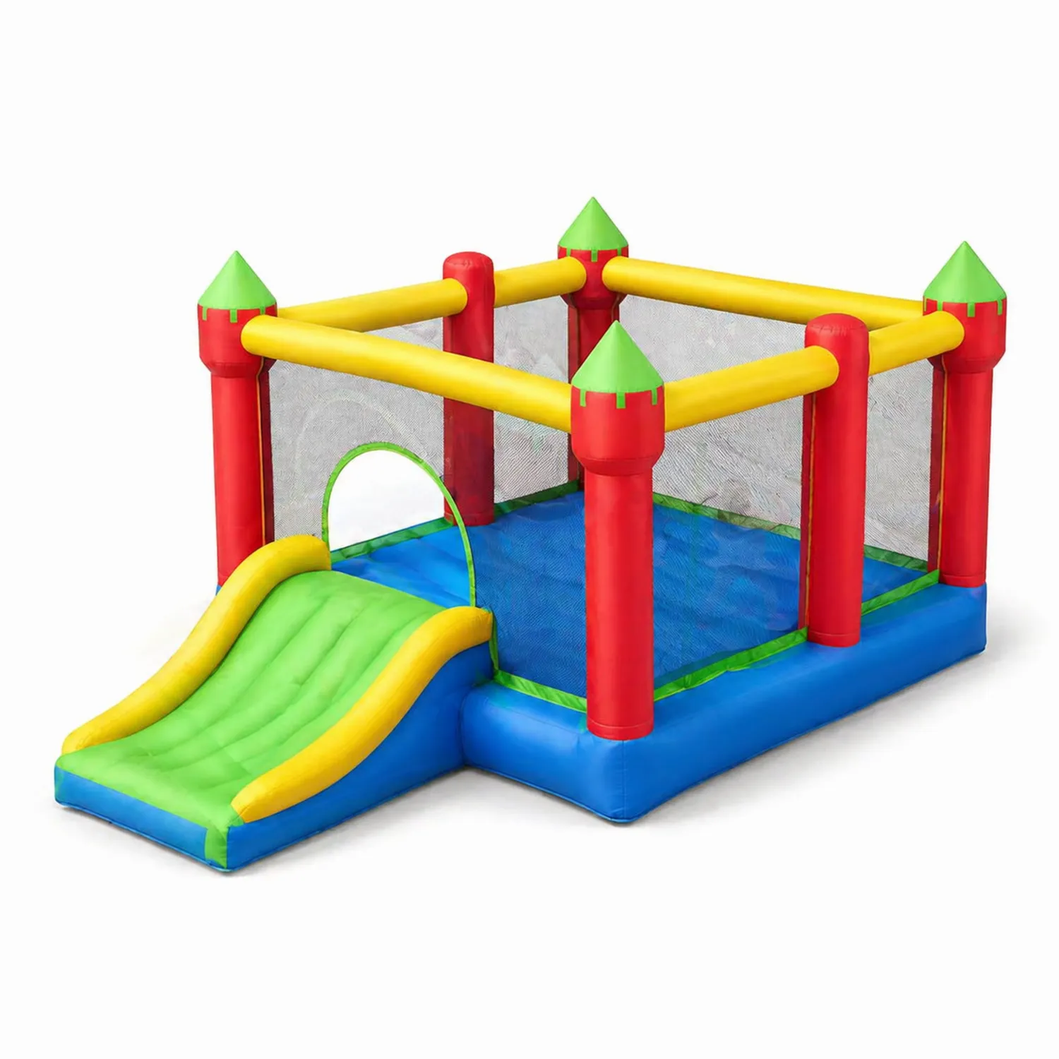 Château gonflable en PVC avec toboggan pour enfants