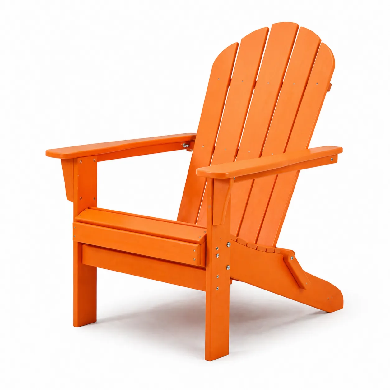 Chaise Adirondack en Bois Orange 90 cm x 75 cm x 90 cm-Solvicar