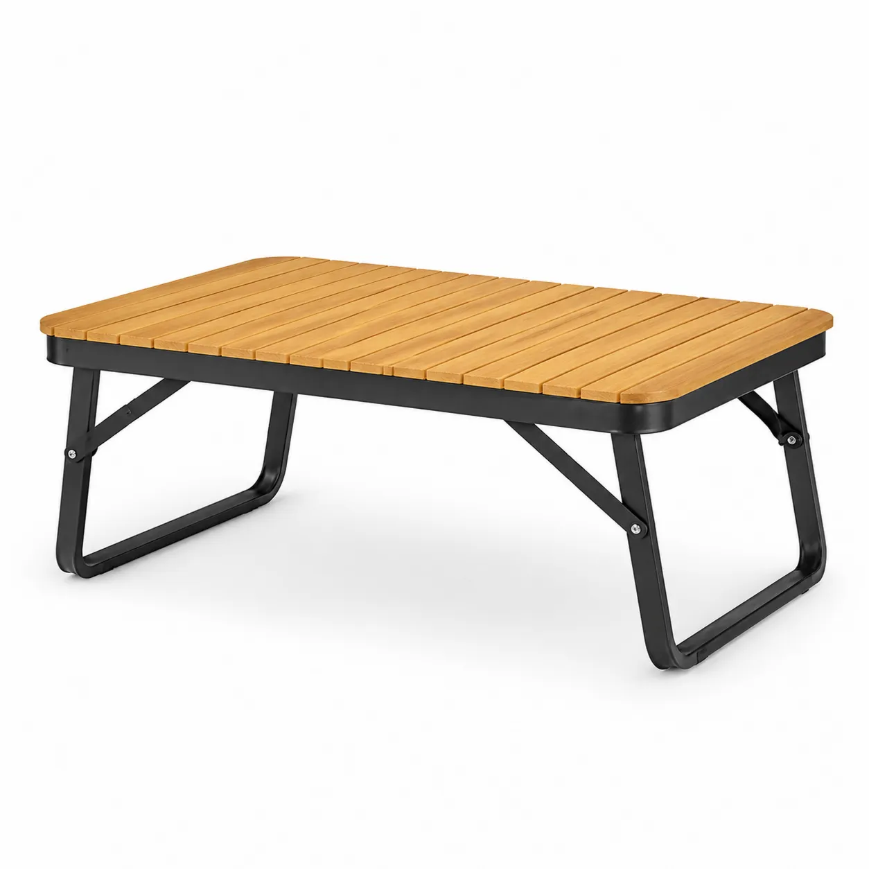 Table pliante en bois et acier-Solvicar