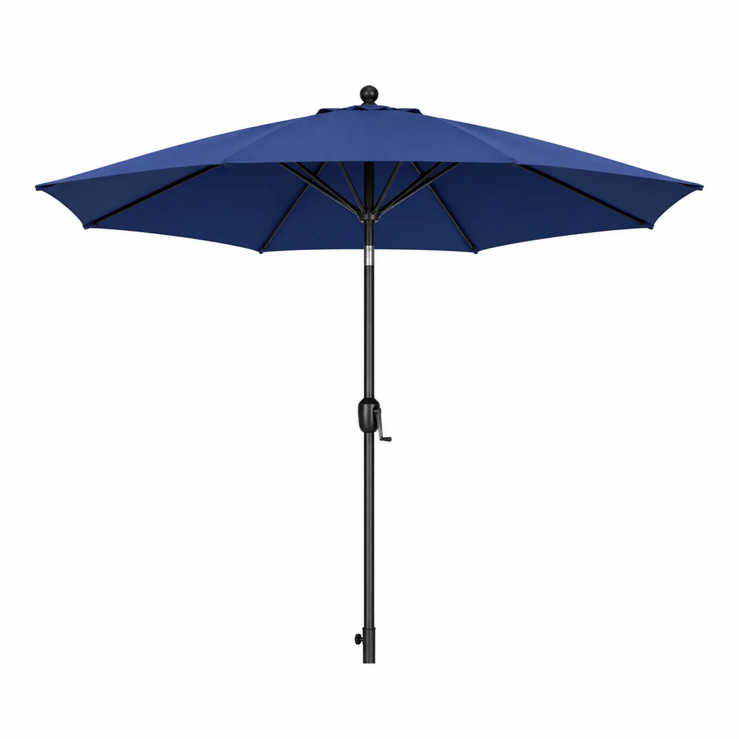 Parasol ogrodowy metalowy 250 cm Niebieski