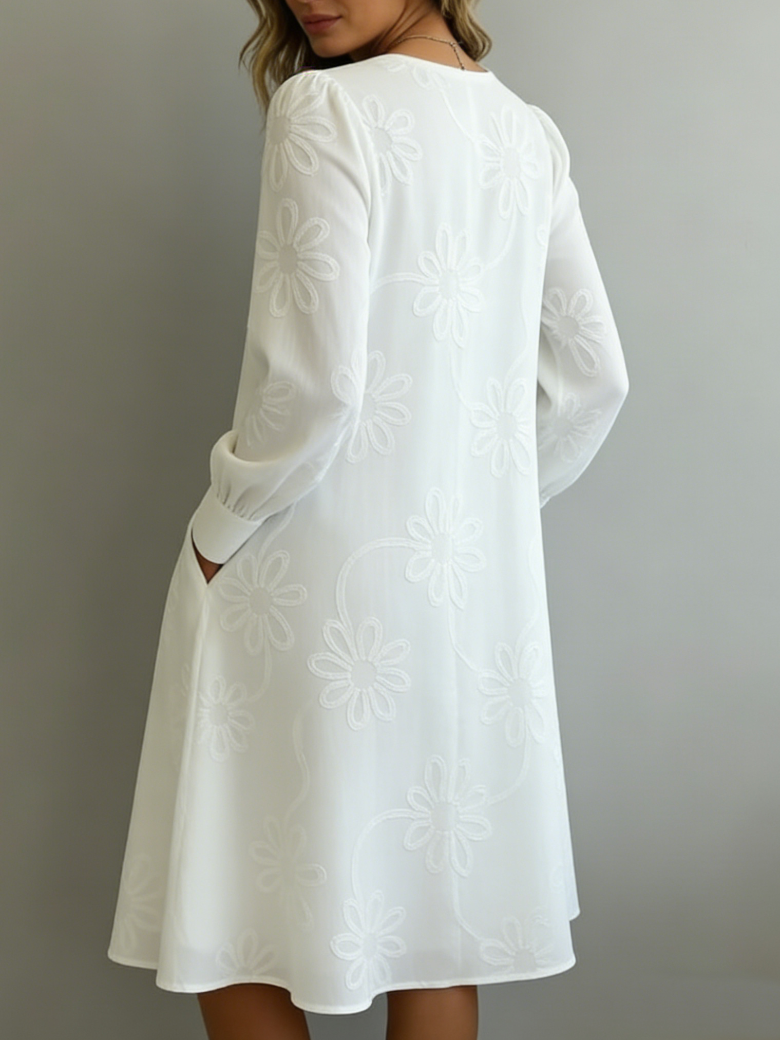Mother's Day Gift❤️Elegant Embroidered V-Neck Dress