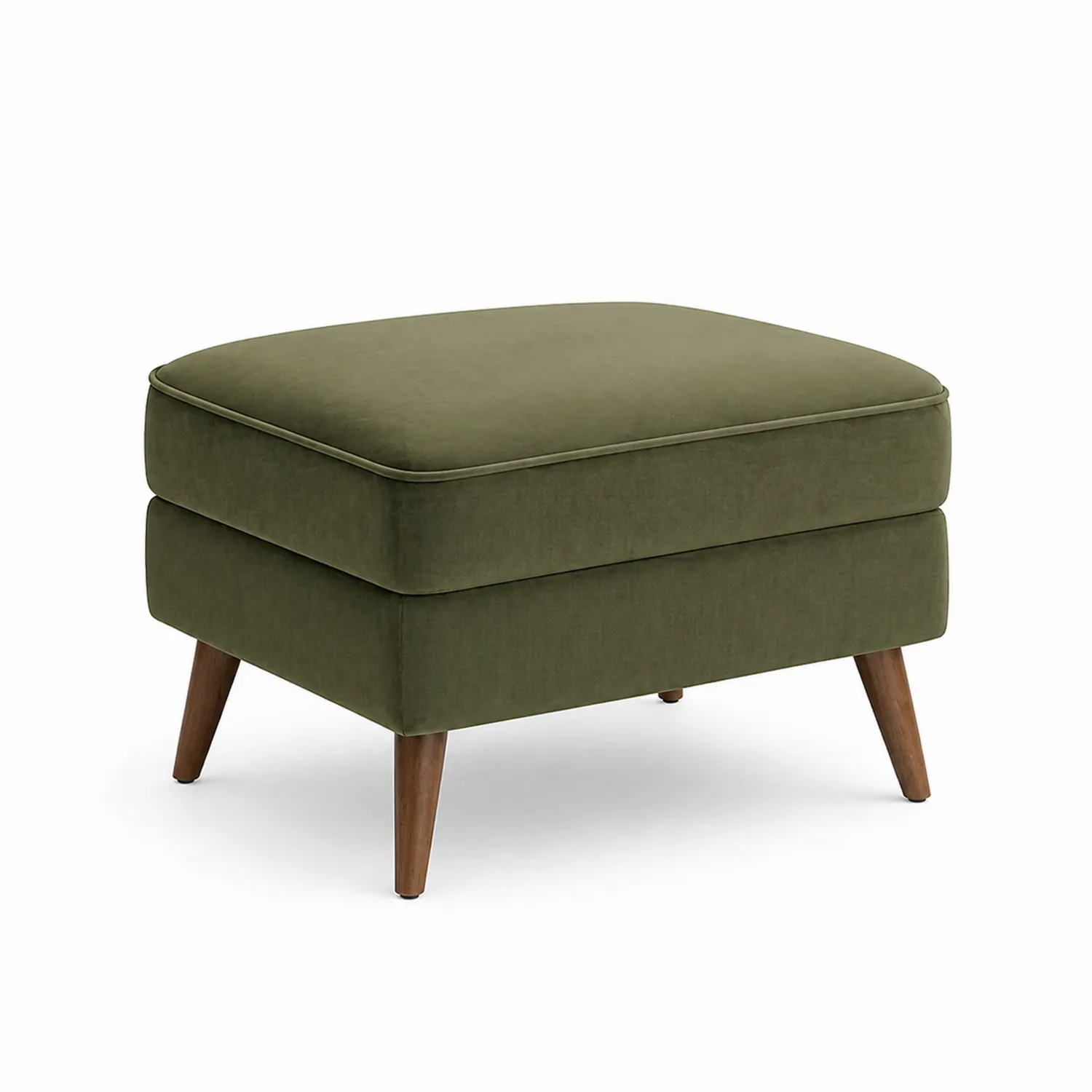 Fußhocker Polyester Grün 60x45x40 cm
