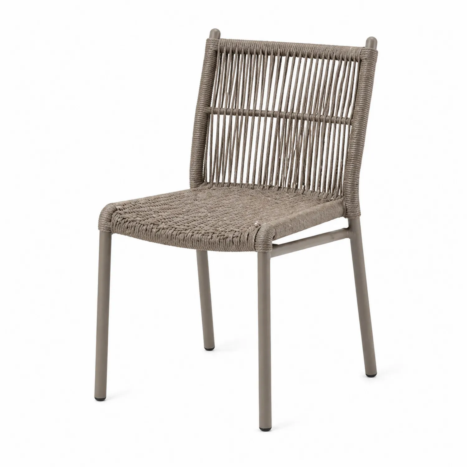 Stuhl Aluminium Polyethylen Beige