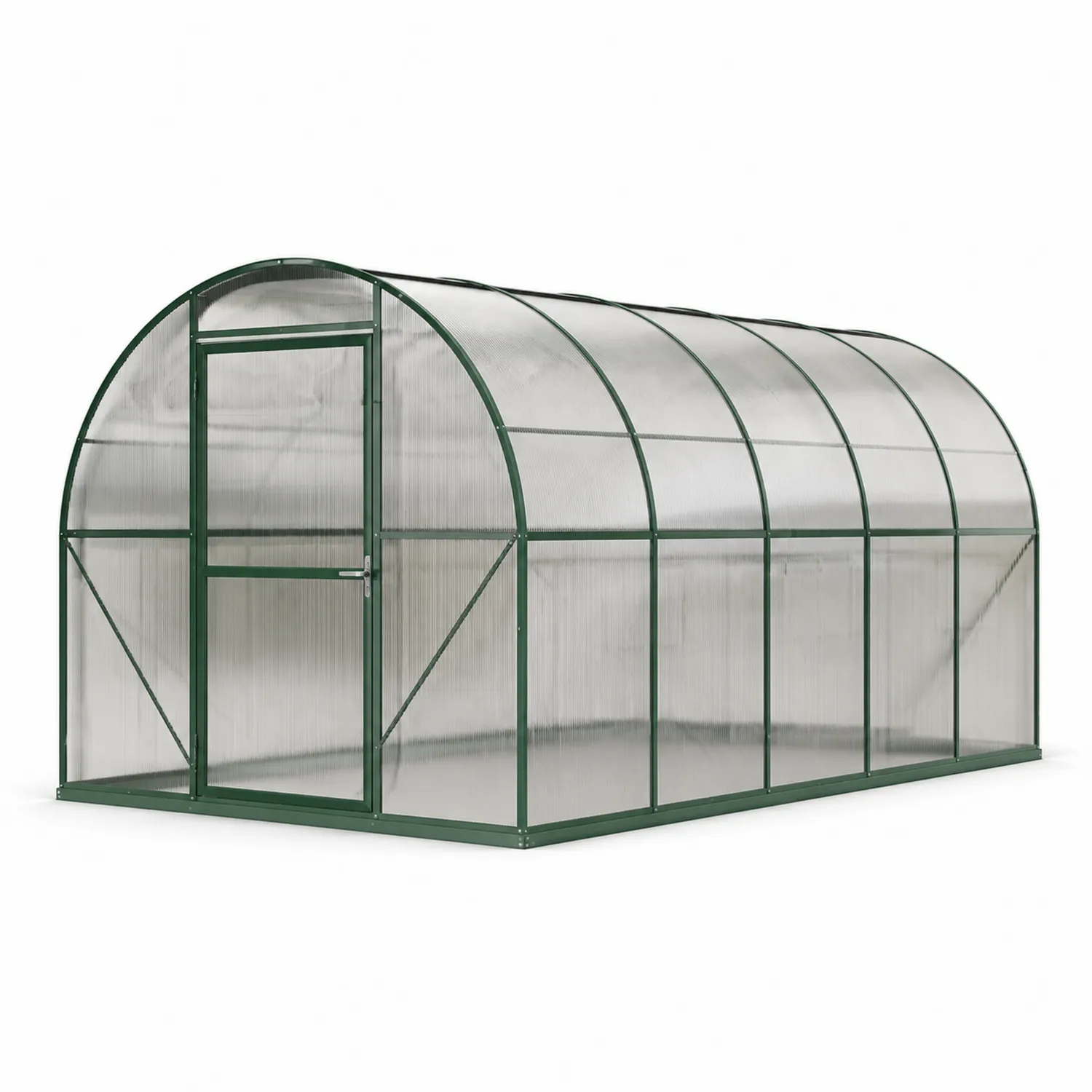 Gewächshaus aus Polycarbonat mit Stahlrahmen 300x200x200 cm
