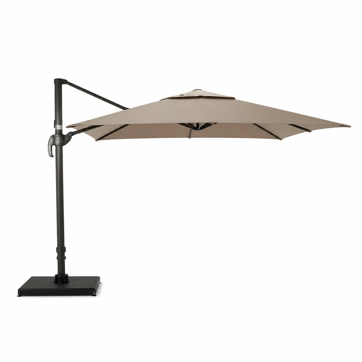 Gartensonnenschirm Aluminium Polyester 300 cm Beige