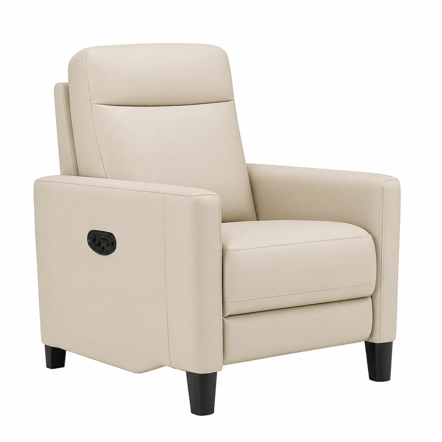 PU-Ledersessel Beige 100x80x100cm