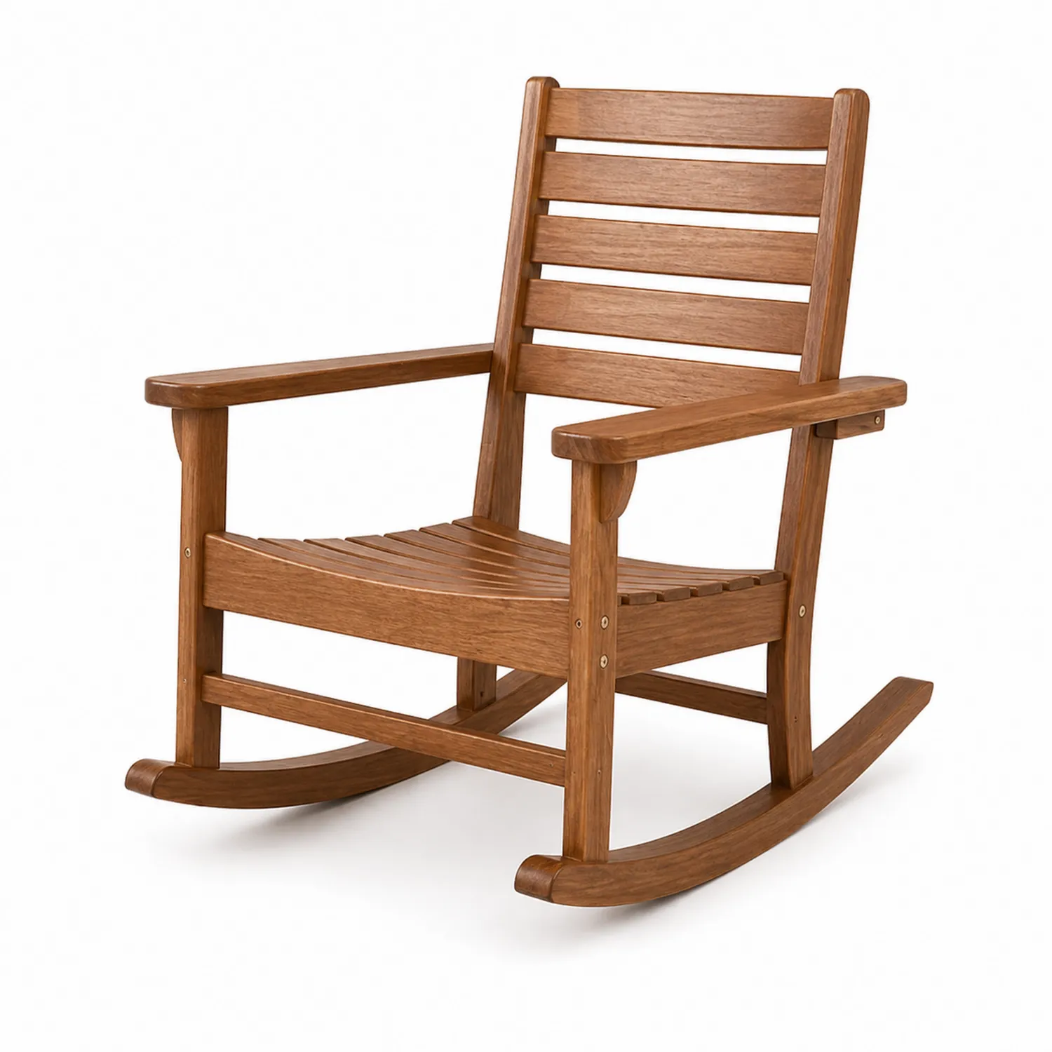 Schaukelstuhl aus Eichenholz 90 cm hoch-Lumverohome